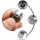 4pcs Sewing Machine Bobbin Case Household Sewing Machine Metal Bobbin Case 4