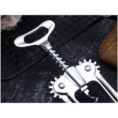 Wine Bottle Opener Wing Corkscrew for Wine and Beer with Sharp Cork Piercing Elegant Design 1