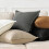 Phantoscope Terry Throw Pillow Square Decorative Pillow, 20"x 20", Off White, 1 Pack 3