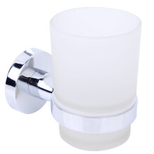 Delaman Cup Modern Toothbrush Cup Holder Bathroom Accessories Products Wall Mounted Bathroom Accessories(1#)