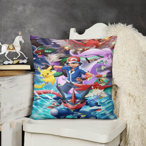 Μαξιλαροθήκη Pokemon Plush Throw Multisize Εξαιρετικά άνετη μαξιλαροθήκη, αντιρρυπαντικές 2