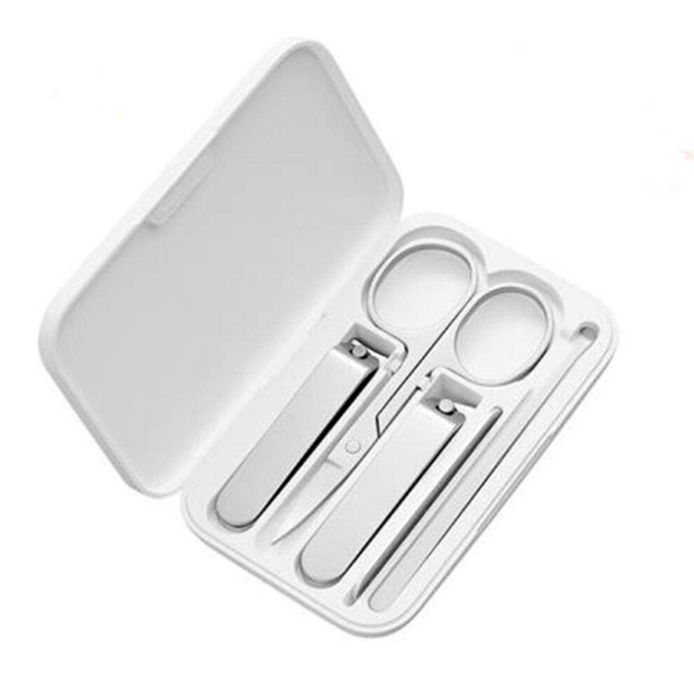 Nail Clippers Set Stainless Steel Manicure Pedicure Kit with Precision Cutting 5Piece Grooming