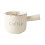 Ceramic Creamer Pitcher with Handle and Silver Rim, Ergonomic Grip, Precision Pour, Dishwasher Safe 1