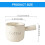 Ceramic Creamer Pitcher with Handle and Silver Rim, Ergonomic Grip, Precision Pour, Dishwasher Safe 2