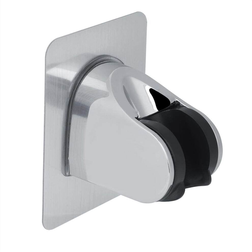 Adjustable Shower Head Holder Chrome Plated Self Adhesive Wall Mount Bracket For Handheld 9164114586971