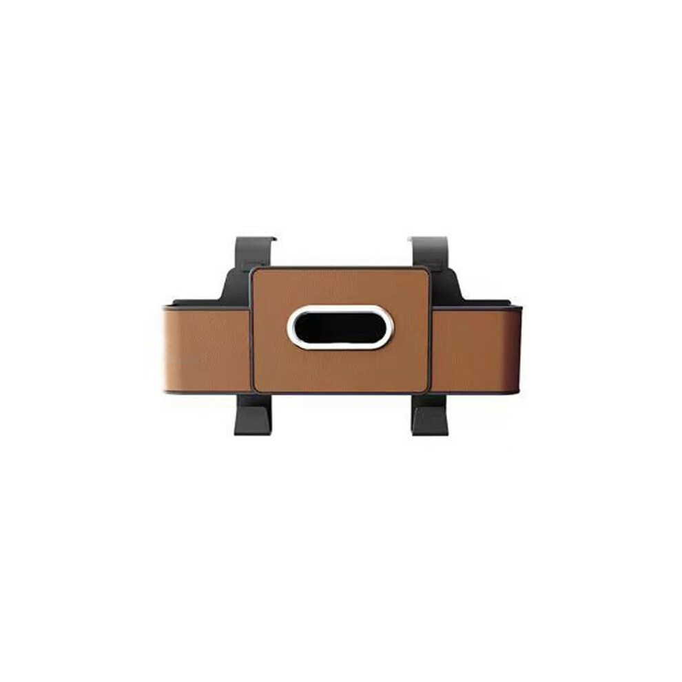 Car Cup Holder Organizer, Back Seat Storage For Drinks Bottles Tissues, Brown 9113335927131