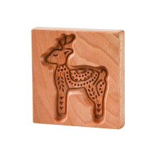 Holiday Baking Supply, Creative Baking Tool, Elegant Deer Shaped Cookie Mold For Unforgettable Homemade Treats, Wood Made To Elevate Your Baking