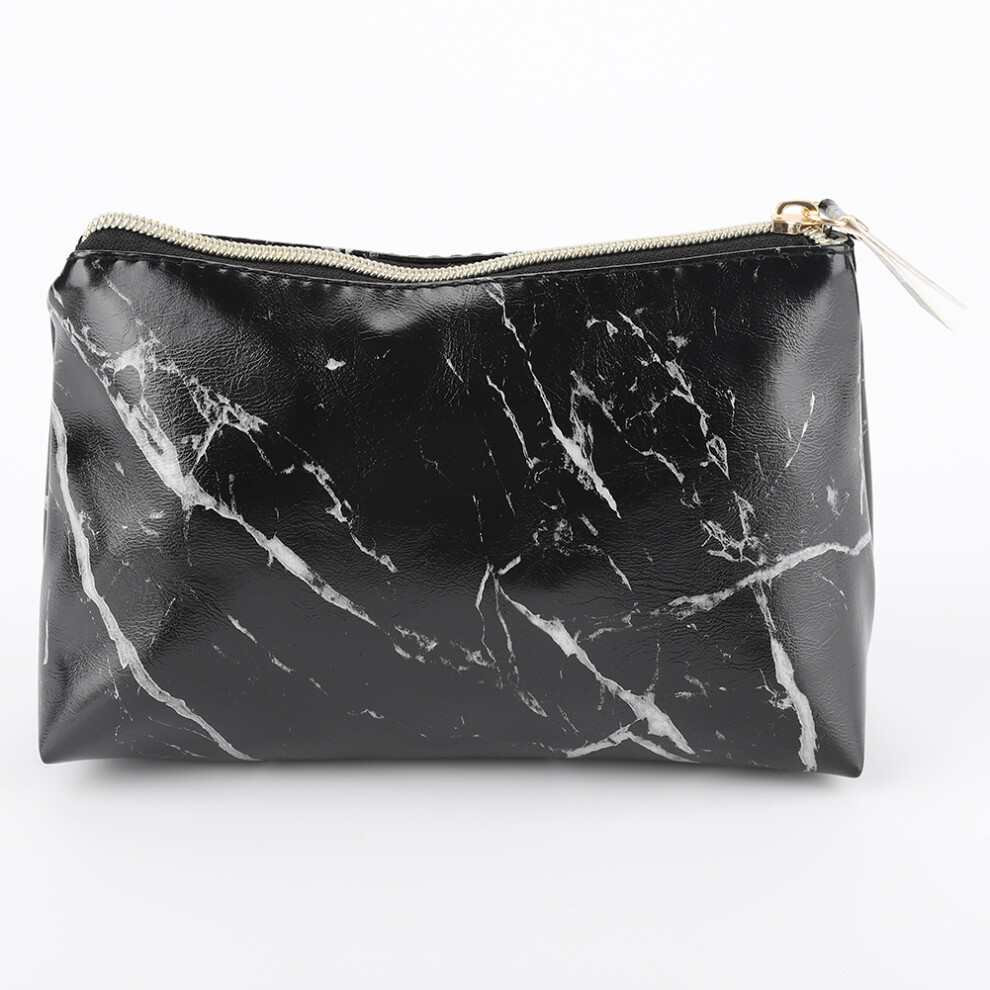 Waterproof Material Travel Toiletry Bag, Large Capacity Organizer with Marbling Pattern for Portable Cosmetics For Halloween Parties For Nightclubs