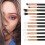 Σετ 12 πινέλων ματιών "Eye Makeup Artist", ιδανικό για ακριβή δημιουργία τσακίσεων, 8