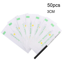 Disposable Microblading Needles 50Pcs Stainless Steel Permanent Makeup Blades Gamma Ray Sterilized High Precision Tools For Eyebrow Tattooing
