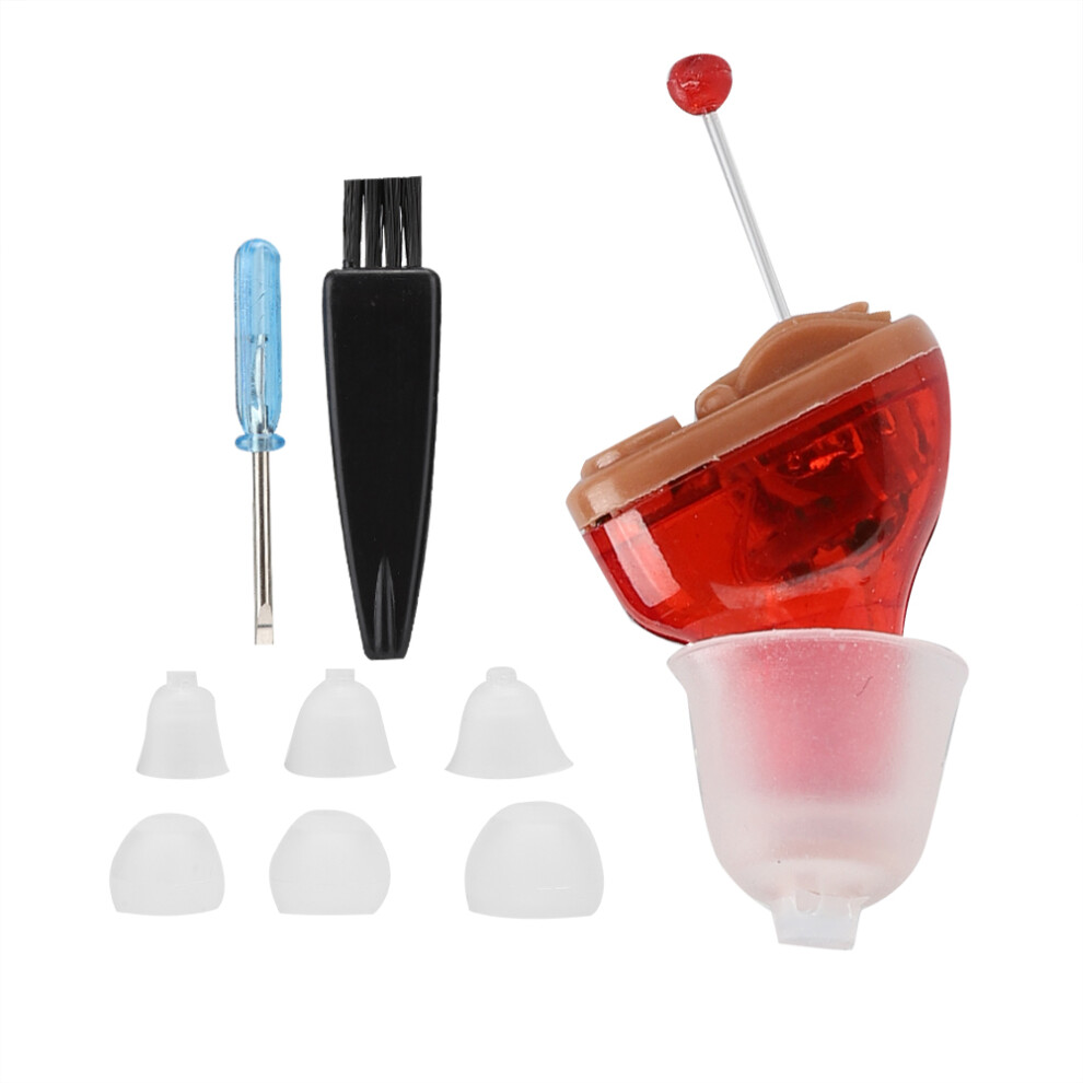 Noise Reduction Hearing Amplifier, Lightweight and Compact Design Wireless Hearing Aids with Broad Frequency Range Response and Clear Comfortable So