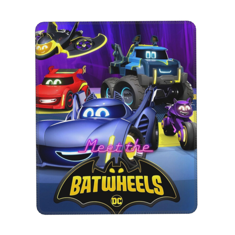 Batwheels Mouse Pad With Stitched Edge, Non-Slip Rubber Base, Washable Lycra Cloth, Compatible With Computers And Laptops Green 9314556836619