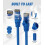 Καλώδιο Ethernet Cat6, 20 πόδια - RJ45, LAN, UTP CAT6, Καλώδιο δικτύου, Patch, Καλώδιο Internet - 20 πόδια - 2