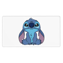 Tapis de souris Stitch, grand tapis de souris de jeu antidérapant en caoutchouc pour le travail et les jeux, 40 x 75 cm (15,8 x 29,5 pouces). Idéal