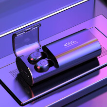Auriculares inalámbricos Bluetooth EQWLJWE con micrófono, control táctil, resistentes al agua, graves envolventes, batería de larga duración,