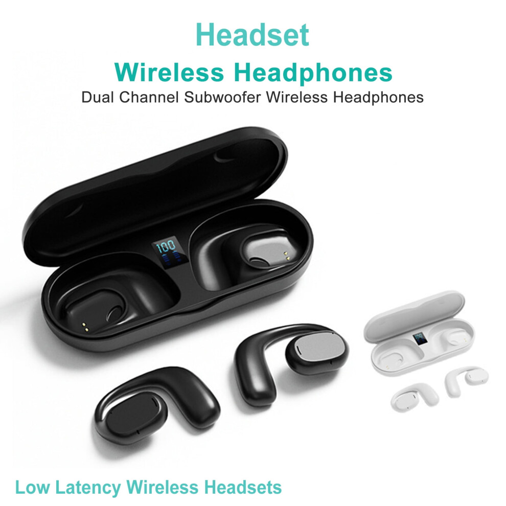 Susuchens 1 Set Bluetooth 5.2 Wireless Headphones, Compatible With Ios/Android, Active Noise Reduction, Stereo Sound, Touch Control, Led Display, Low 9110895228609