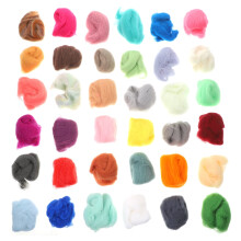 Eease 36 Colors Felting Yarn DIY Roving Craft Supplies for Beginners