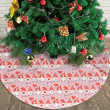 Weihnachtsbaumdecke, 30 Zoll, mit fröhlichen Valentinstags-Gnomen für Weihnachtsdekorationen und -ornamente