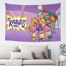 Rugrats-gobeliiniseinävaate, gobeliinitaide, kodinsisustus, 60 x 40 tuumaa