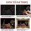 4 τεμάχια παιδιά DIY νυχτερινή σκηνή τέχνη ξύσιμο ζωγραφική παιχνίδια πόλη κτίριο 6