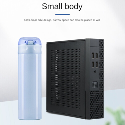 Μίνι ITX θήκη υπολογιστή HTPC Host Chassis USB2.0ITX περίβλημα βιομηχανικού ελέγχου για 1