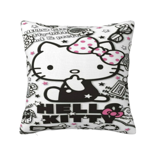 Μαξιλαροθήκη Hello Kitty με σχέδιο κινουμένων σχεδίων, Διακοσμητικές θήκες