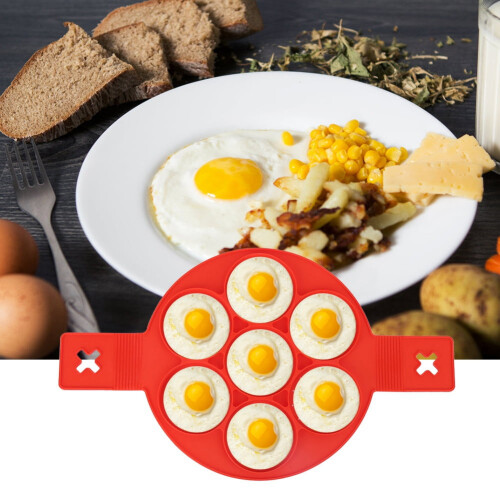 TKSE2PCS Καλούπι Σιλικόνης για Αντικολλητικά Αυγά, για Αξεσουάρ Μαγειρικής και 1
