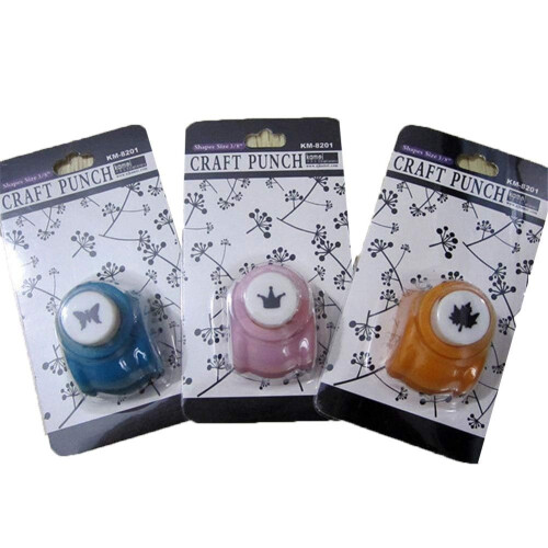 2x Mini-Papierstanzer, Scrapbook-Kartenbastel-Schablone, Handstanzer, Lochstanzer (Schneeflocke) 2