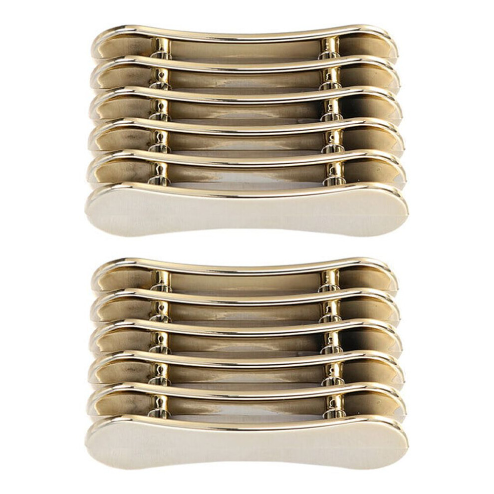 2pcs Nail Art Pen Holder Nail Art Tools UV Gel Brush Polish Pen Rest Holders Stands for Holding 5 Separate Pens (Golden)