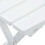 vidaXL Πτυσσόμενο Τραπέζι Κήπου 44,5 x 38,5 x 50 εκ. Λευκό 5