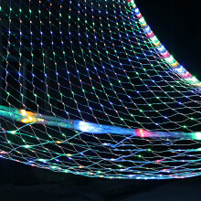 Sprookjesachtige mesh-verlichting voor buiten, 8 standen, waterdicht, 200 led's, 3 x 2 meter, kleurrijk, koppelbaar, voor kerst, bruiloften,