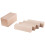 Lot de 5 blocs de bois à sculpter, en tilleul. 1