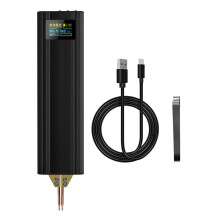 Mini soudeuse par points numérique portable à monter soi-même, compatible avec les batteries lithium 18650 et Ni-Cd.