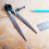 2pcs 6 Inch Adjustable Lockable Steel Divider Wing Leather Compass 3