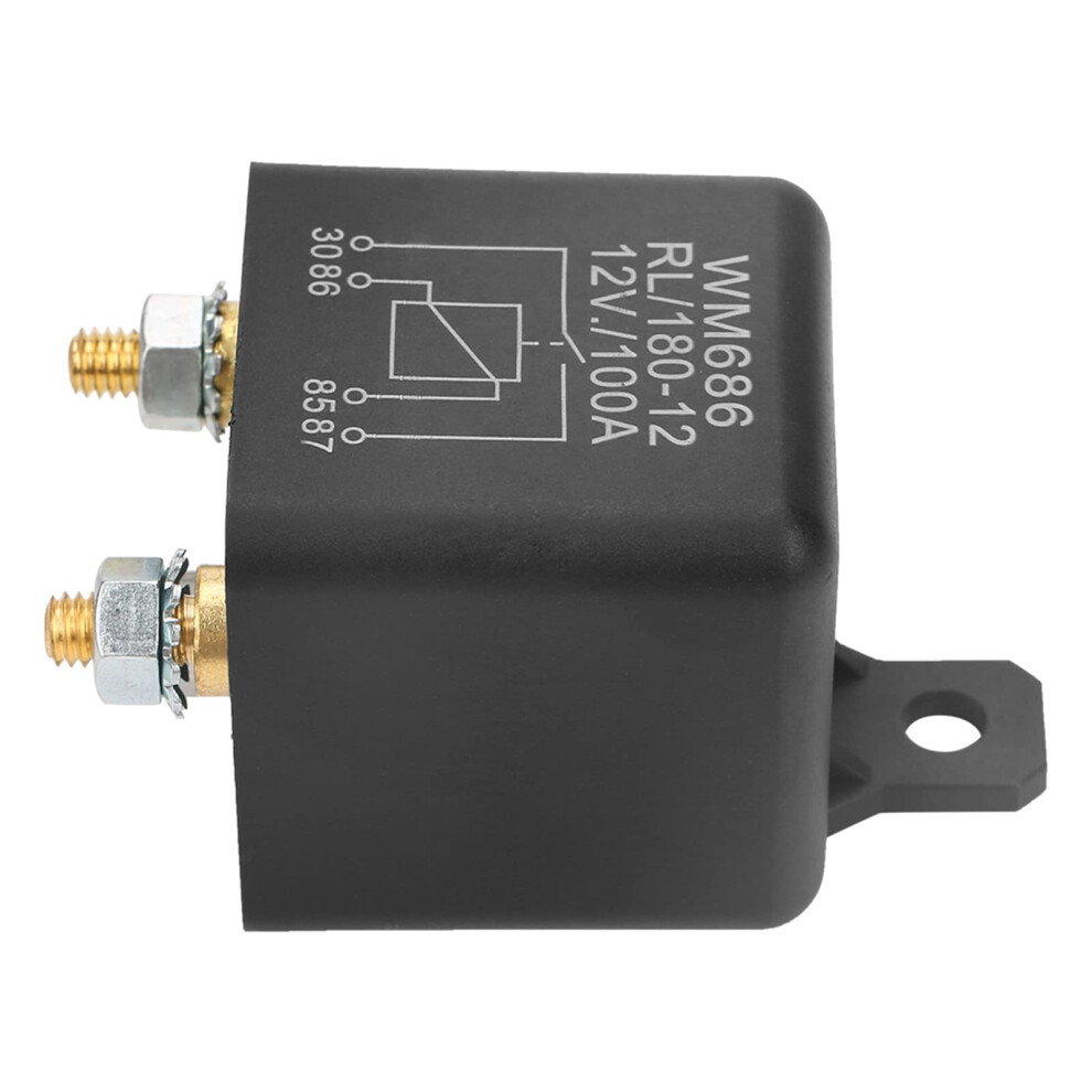 Car Starter Relay 12V 100A Current Copper Terminal Heavy Duty For Crane Harvester Battery Control 9164114837752