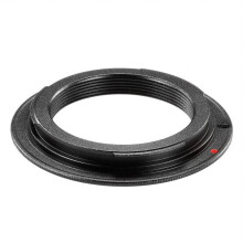 Adaptador de montura de objetivo de metal negro para objetivos M42, compatible con 1D, 1DS Mark II-IV, 5D Mark II, 7D, Digital XSI, T1I, T2I, XS, T3,