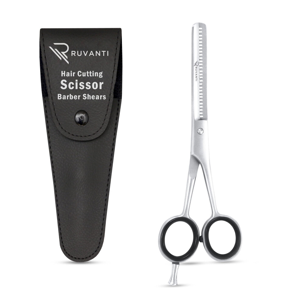 Hair Thinning Shears Japanese Stainless Steel for Barbers and Stylists with Ergonomic Grip