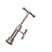 Wine Bottle Opener Zinc Alloy Waiters Corkscrew with Foil Cutter Ergonomic Grip for Parties