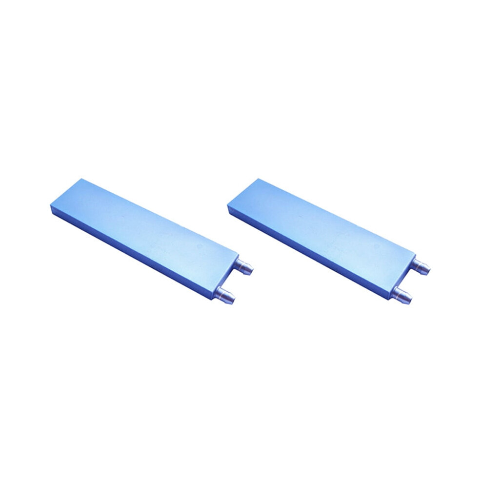 2X Aluminum Water Cooled Block Cooling Liquid Waterblock For Pc + Laptop Cpu Heat Sink System,Refrigeration Cooler,120Mm 9389440264700