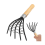Five-Claw Rake Scarifying Tool Seafood Shell Rake 4