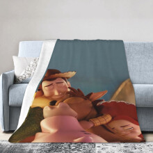 Deka s kresleným filmom Toy Story, posteľná bielizeň, dekorácia izby, flanelové deky na posteľ, pohovku