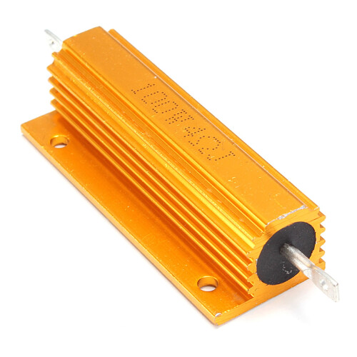 4 résistances de puissance plaquées or aluminium, 100 W, 4 ohms 1