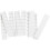 Furniture Leveling Shims 20 Pack Plastic AntiSlip Stackable Wedges for Tables Sofas Cabinets White 3