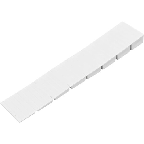 Furniture Leveling Shims 20 Pack Plastic AntiSlip Stackable Wedges for Tables Sofas Cabinets White 1