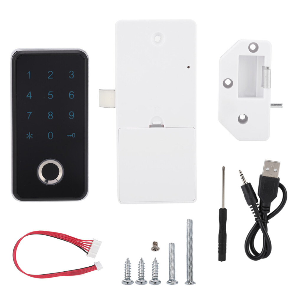 Fingerprint Door Lock With Low-Voltage Alarm System, Electronic Digital Keypad Lock For Easy Operation, Keyless Smart Lock For Multi-Property 9009791927351
