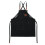 Versatile Canvas Apron for Artists and Chefs, Ample Storage Space Waterproof Work Apron with Double Stitched Pockets, Comfortable Cross-Back Strap for 1