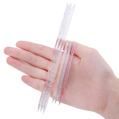 Hesroicy50Pcs Στυλό Νυχιών Γυαλιστερό DIY Εργονομία Νεκρού Δέρματος Πίεση Διπλής 1