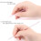 Hesroicy50Pcs Στυλό Νυχιών Γυαλιστερό DIY Εργονομία Νεκρού Δέρματος Πίεση Διπλής 5