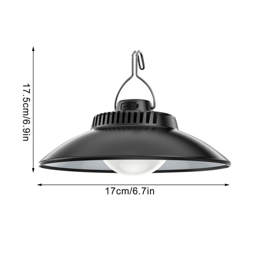 Φορητά φώτα σκηνής LED Donemore, ενσωματωμένη μπαταρία, γάντζο, συμβατό με έκτακτες 2