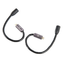 2 câbles adaptateurs MMCX femelle vers mâle 2 broches 0,78 mm pour KZ/Revonext/BQEYZ/TFZ/QUEEN/UE/TRN